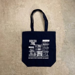 ODECO<br/> Canvas Tote Bag - Store Front<br/>Navy