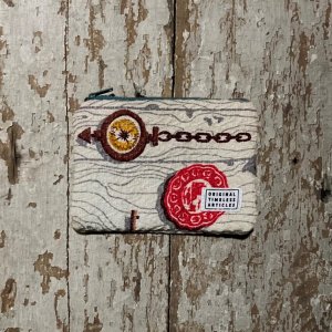 ORIGINAL TIMELESS ARTICLES<br/>VINTAGE FABRIC POUCH<br/>White Compass
