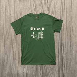 OLDE FLOWER MAKERS<br/>"Released" T-shirt<br/>Green