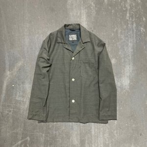 AUGUST FIFTEENTH<br/>PJ Shirt Jacket<br/>Tropical Wool-Grey