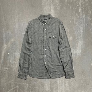 AUGUST FIFTEENTH<br/>Natural Fit B.D. Shirt<br/>Grey Flannel