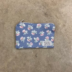 ORIGINAL TIMELESS ARTICLES<br/>VINTAGE FABRIC POUCH<br/>Blue Flower