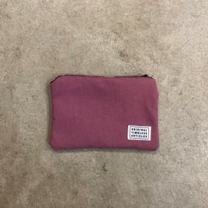 ORIGINAL TIMELESS ARTICLES<br/>VINTAGE FABRIC POUCH<br/>Azuki Solid