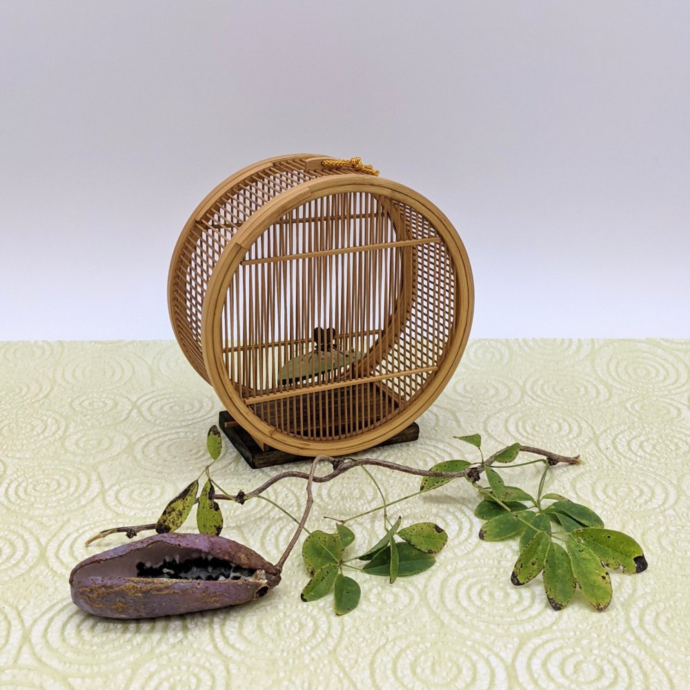虫篭 虫の詩 - 竹細工 竹籠 竹かご 虫とり 日本のお土産 - 駿河竹工房