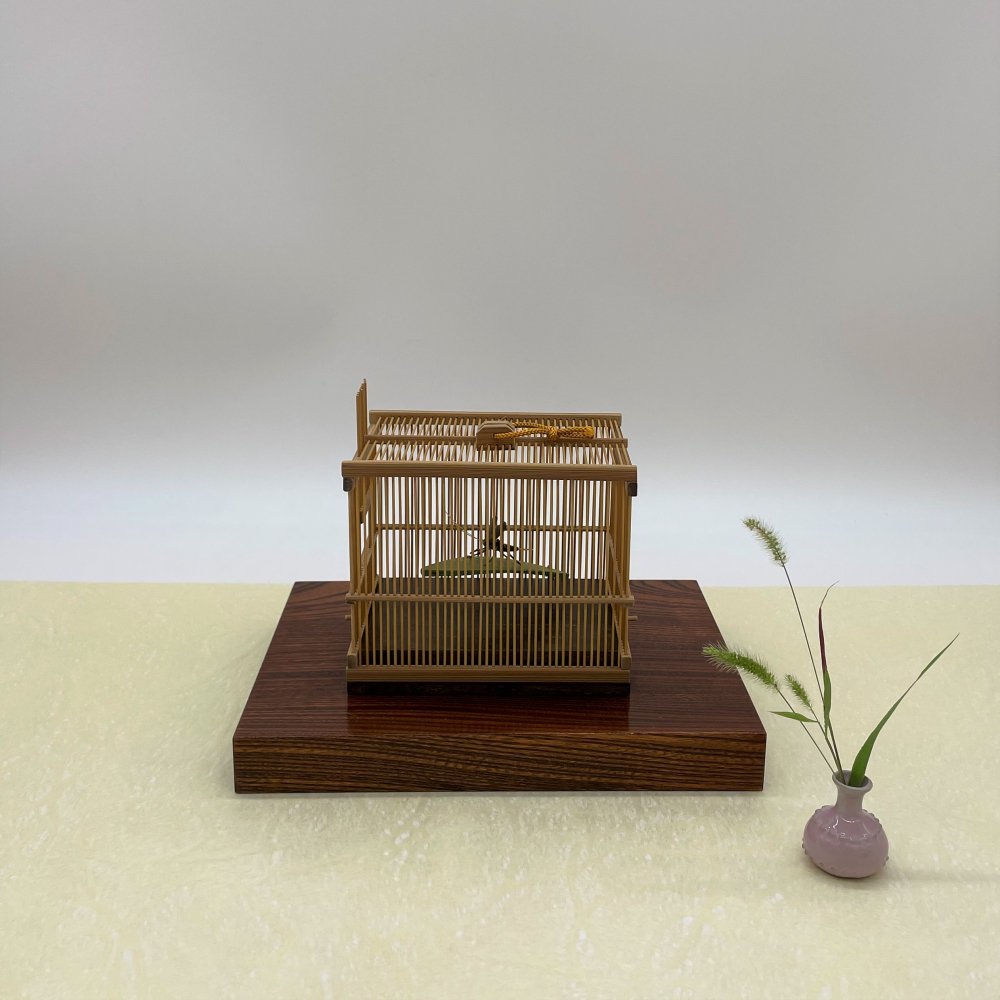 虫篭 虫の宿 - 竹細工 竹籠 竹かご 虫とり 日本のお土産 - 駿河竹工房