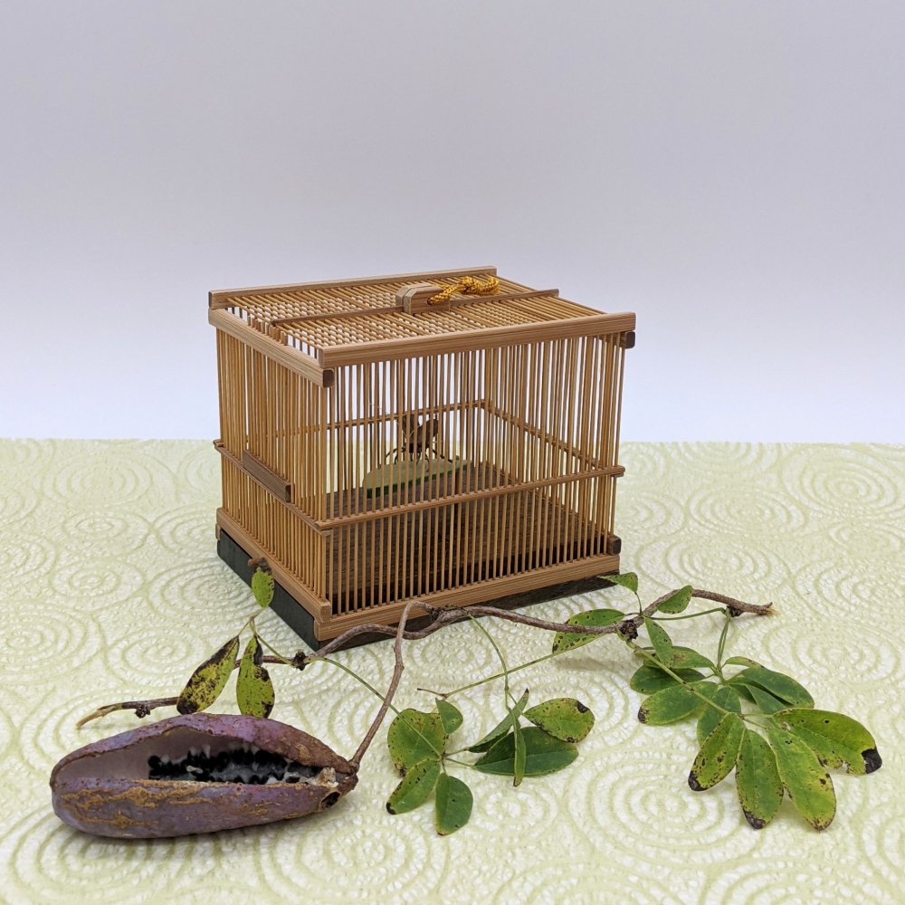 虫篭 虫の宿 - 竹細工 竹籠 竹かご 虫とり 日本のお土産 