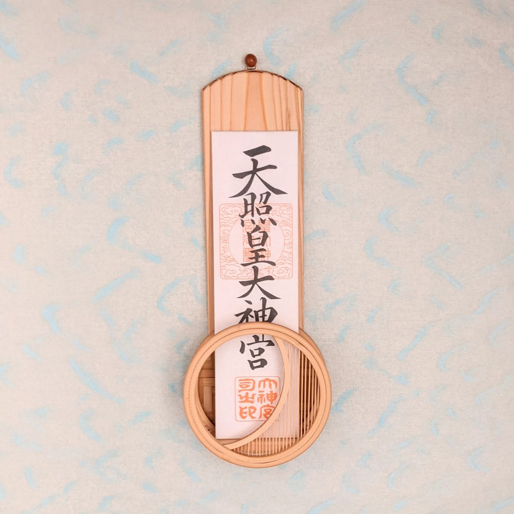 神棚 三日月 - 竹細工 シェルフ 飾り棚  日本のお土産 