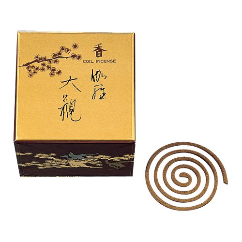 日本香堂 伽羅大観 コイル12巻入 | 真言ショップ shingon.shop