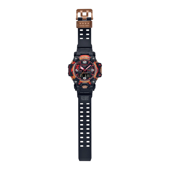 カシオ G-SHOCKMASTER OF G40th Anniversary Flare Red - 山形 