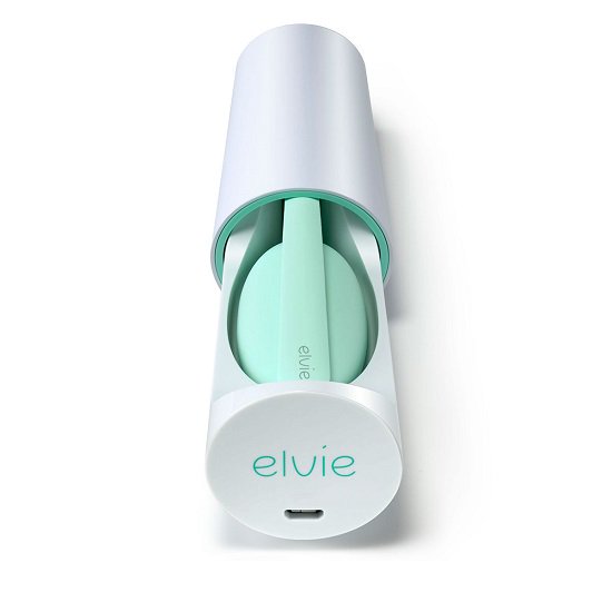 elvie trainer エルビートレイナー 膣トレ 骨盤底筋トレーニング スマホアプリ連動 YES ローションパウチおまけ付 Bluetooth  USB式充電 IOT家電 フェムケア 膣圧 感度アップ 尿漏れ ちなら 産後 ゆるみ｜ フェムテック通販専門店のPIBOLA（ピボラ）