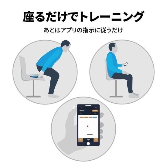 服の上から 骨盤底筋ﾄﾚｰﾆﾝｸﾞ kGoal BOOST ケゴール ブースト 男女兼用