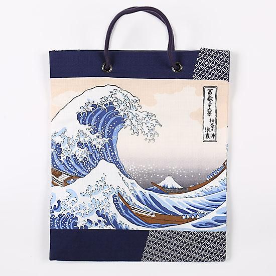 葛飾北斎ショッピングバッグ - かざり錦