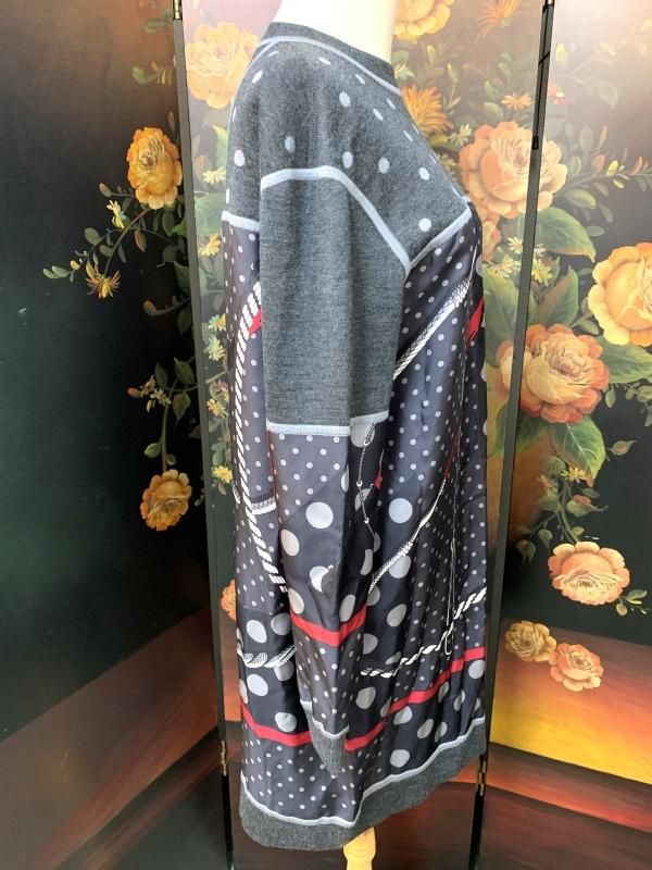 HERMES マイクロプリントドレス HERMES ≪ 新品 ≫ エルメス 2024年春夏 マイクロプリントドレス