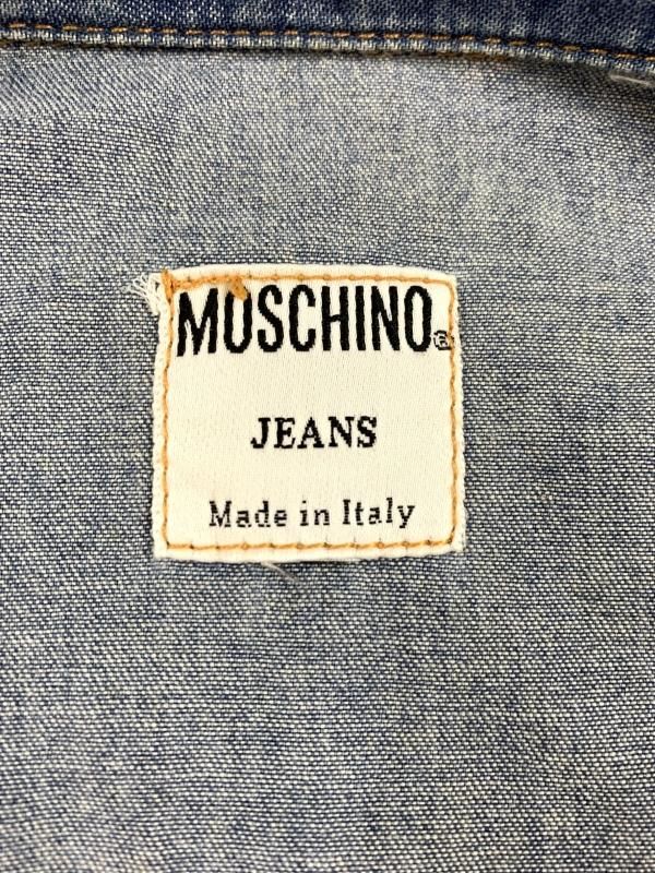 MOSCHINO JEANS モスキーノ　ジャケット　カーキ　刺繍　イタリア製 multicolour-cotton-moschino-