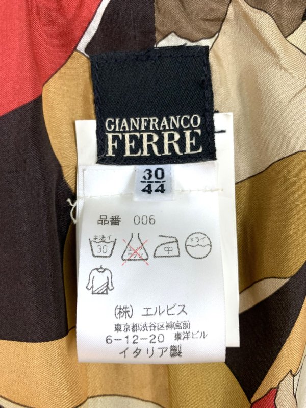 GIANFRANCO FERRE ジャンフランコ フェレ デニムジャケット｜ハイ 