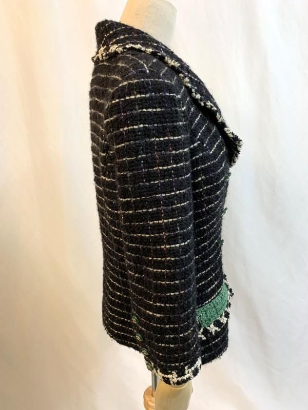 シャネルハーフジャンパー Chanel 1997 绿色套装size 38 #chanel #chanel1997 #chaneljacket