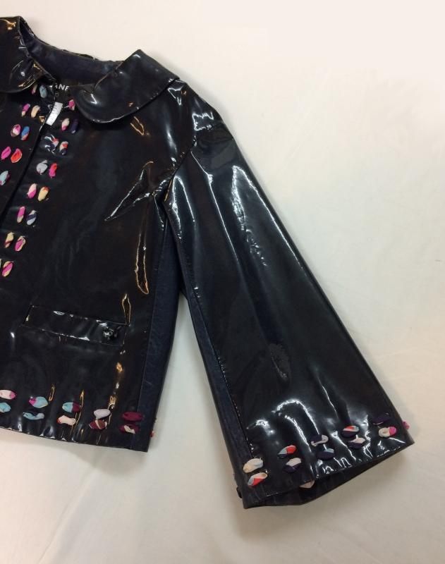 シャネル ジャケット CHANEL】シャネル『パイソン ジップアップジャケット size36