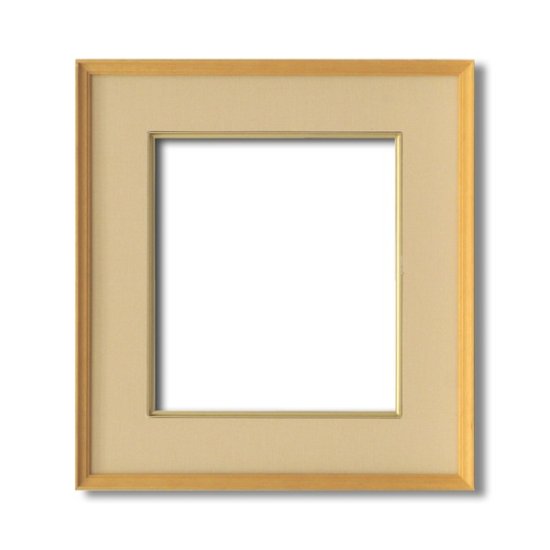【日本画額】木製フレーム 和額 色紙額 色紙Fサイズ 木製日本画額色紙サイズ（273×242mm）ベージュ - ARTAG SELECT SHOP