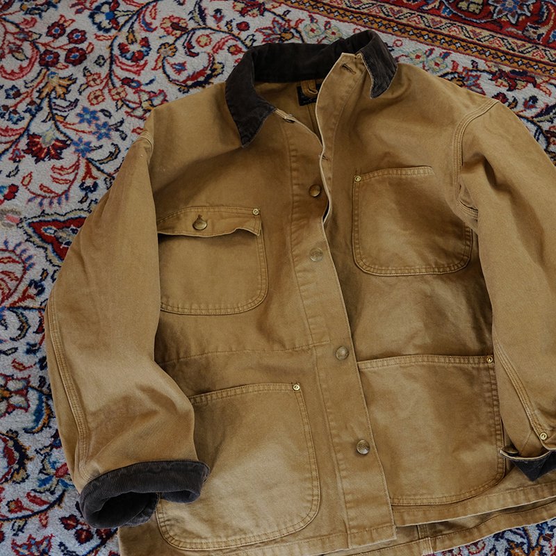 orSlow オアスロウ】LOOSE FIT OXFORD COVERALL BROWN - in-and-out
