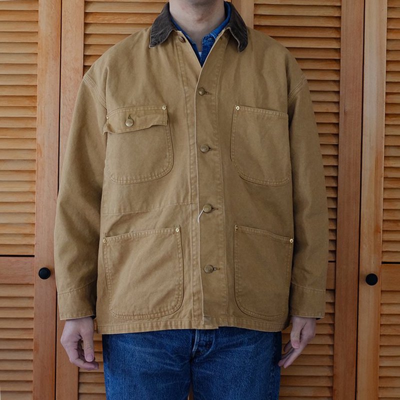 orSlow オアスロウ】LOOSE FIT OXFORD COVERALL BROWN - in-and-out 
