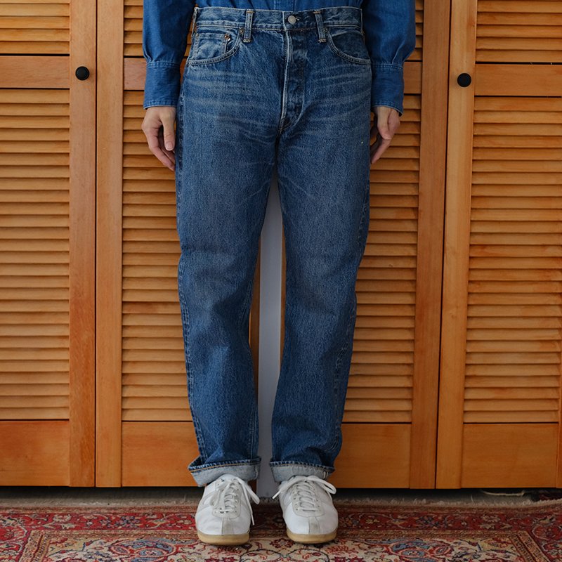 【orSlow オアスロウ】105 STANDARD SELVEDGE DENIM 2YEAR WASH - in-and-out(インアンドアウト)