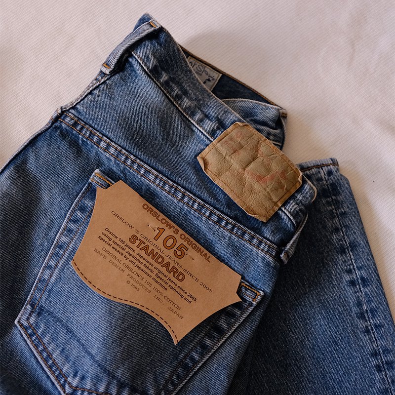 【orSlow オアスロウ】105 90'S 5 POCKET DENIM USED - in-and-out(インアンドアウト)