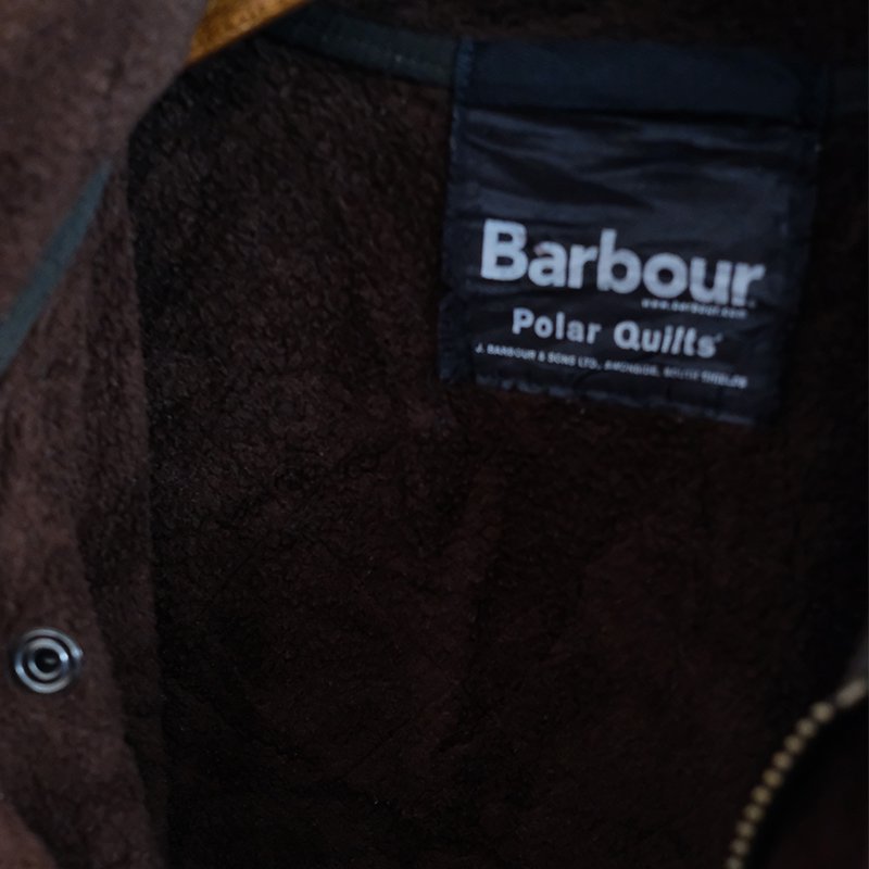 【Barbour バブアー】 デュラコットンポーラキルト ジャケット OLIVE - in-and-out(インアンドアウト)