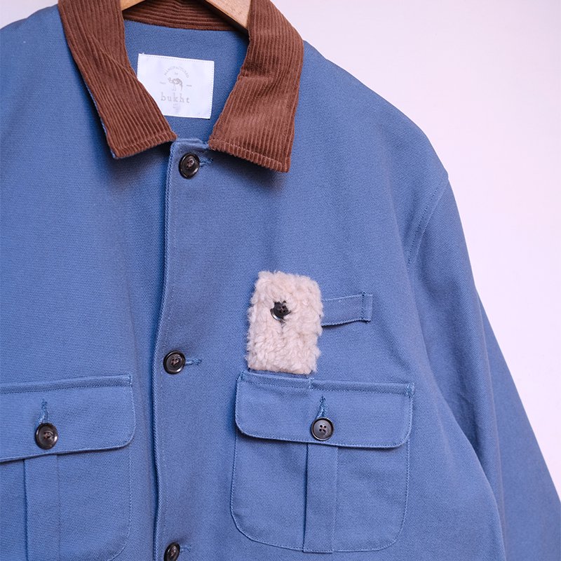 SALE 50％OFF】【bukht ブフト】DUCK HUNTING JACKET NAVY - in-and