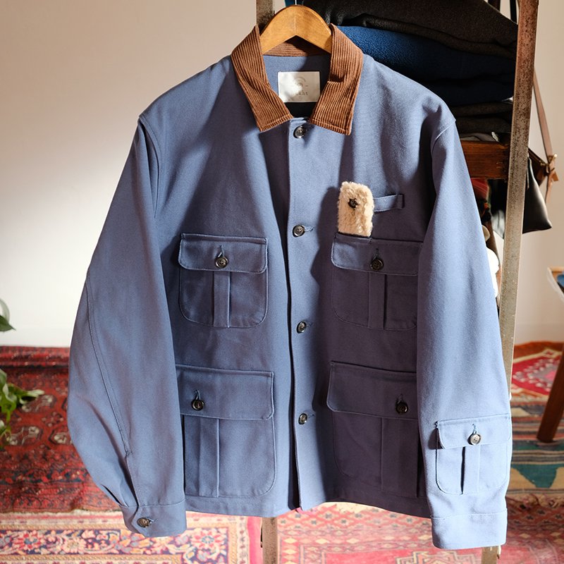 bukht ブフト】DUCK HUNTING JACKET NAVY - in-and-out(インアンドアウト)