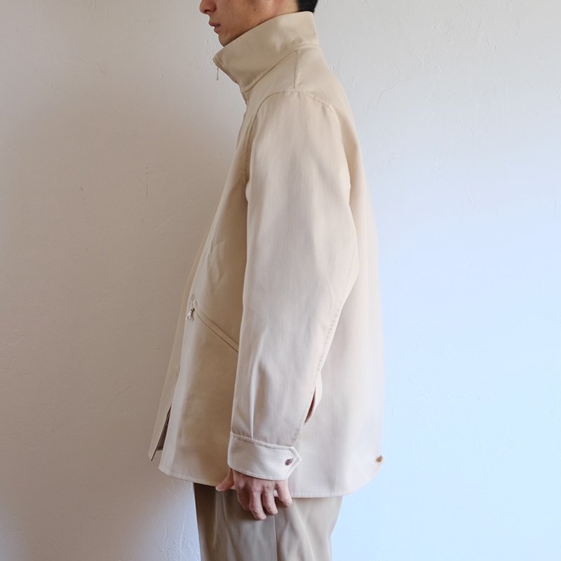 【MAATEE&SONS マーティーアンドサンズ】SPORTS BLOUSON OYSTER WHITE - in-and-out(インアンドアウト)