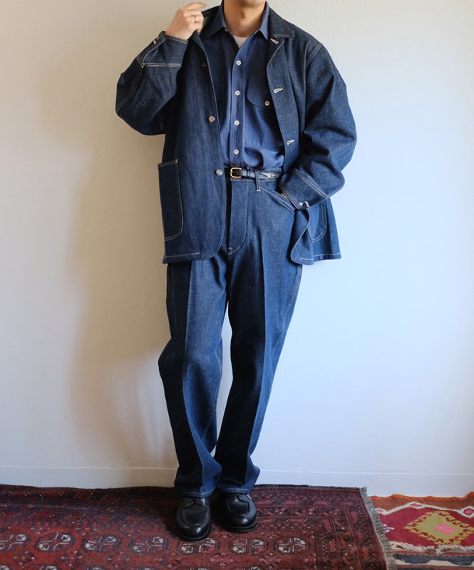MAATEE&SONS マーティーアンドサンズ】WORK TROUSERS INDIGO - in-and
