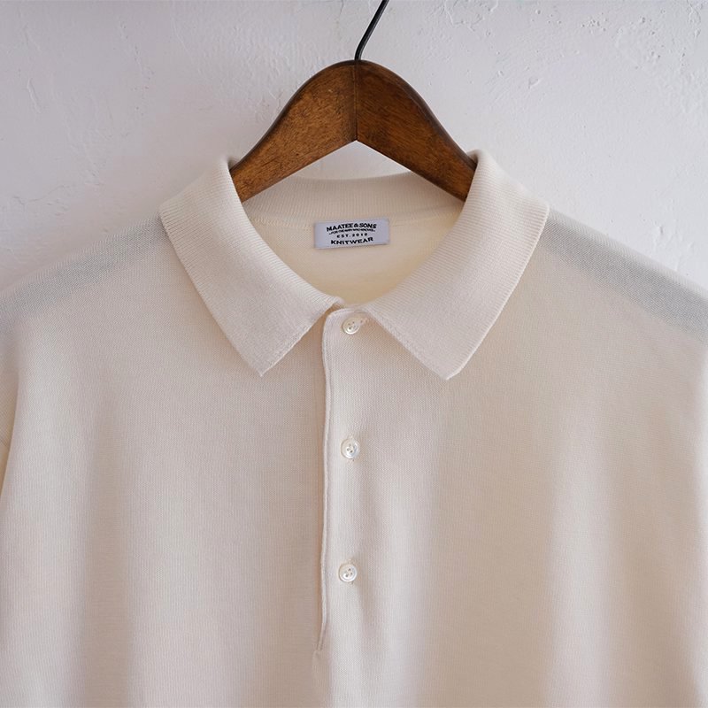 MAATEE&SONS マーティーアンドサンズ】POLO ECRU - in-and-out(イン