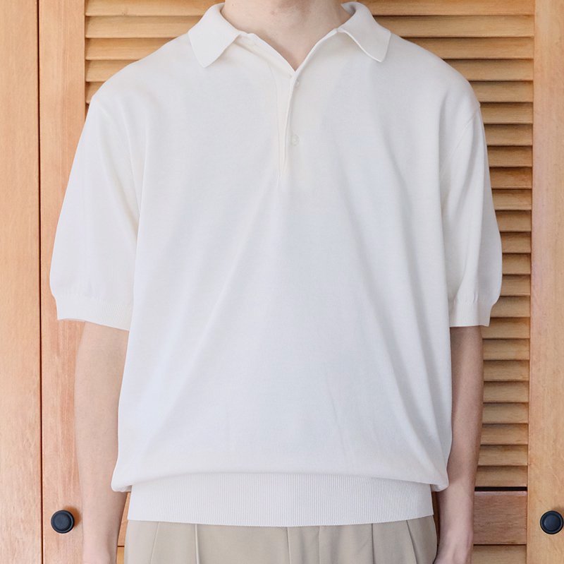MAATEE&SONS マーティーアンドサンズ】POLO ECRU - in-and-out(イン