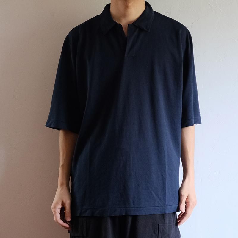 MAATEE&SONS マーティーアンドサンズ】POLO NAVY - in-and-out(イン 