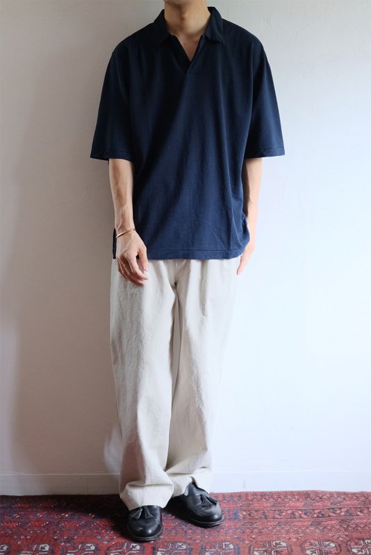 MAATEE&SONS マーティーアンドサンズ】POLO NAVY - in-and-out(イン 