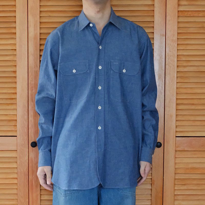 MAATEE&SONS マーティーアンドサンズ】WORK SHIRTS ID GRAY - in-and-out(インアンドアウト)