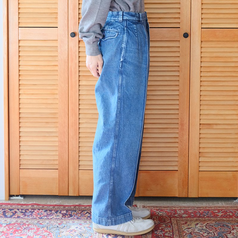 『ULTERIOR』NEPPED OLD DENIM 52 TROUSERS\