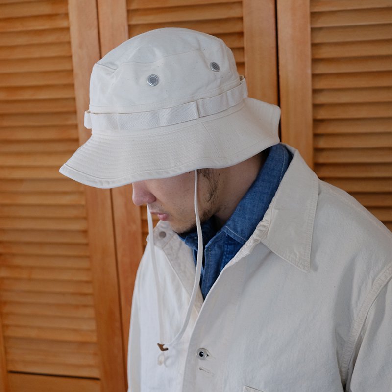 未使用品】orSlow US ARMY JUNGLE HAT ECRU - ハット