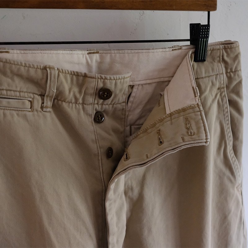 【orSlow オアスロウ】VINTAGE FIT ARMY TROUSERS KHAKI STONE WASH -  in-and-out(インアンドアウト)