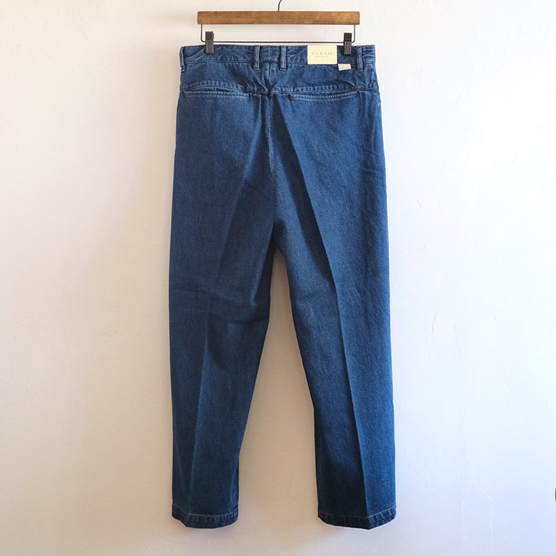 FARAH ファーラー】2タックワイドテーパードパンツINDIGO - in-and-out