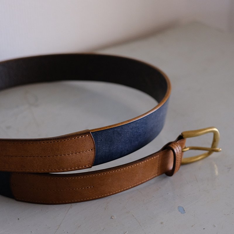 forme フォルメ】Jodhpurs belt Bridle NAVY×SHF - in-and-out(イン 