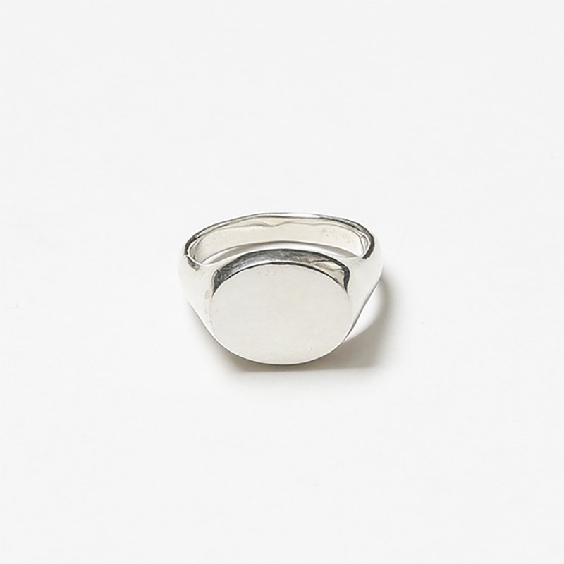 20/80 トウェンティーエイティー】STERLING SILVER SIGNET RING - in