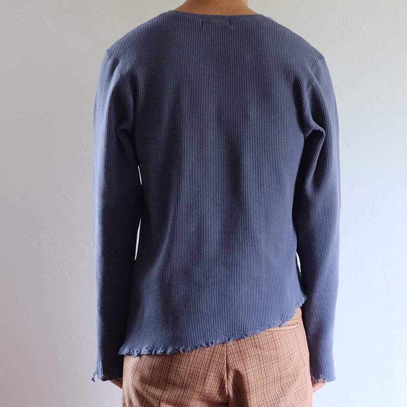 Lamrof ラムロフ】Boro Slanted Thermal NAVY - in-and-out(インアンド