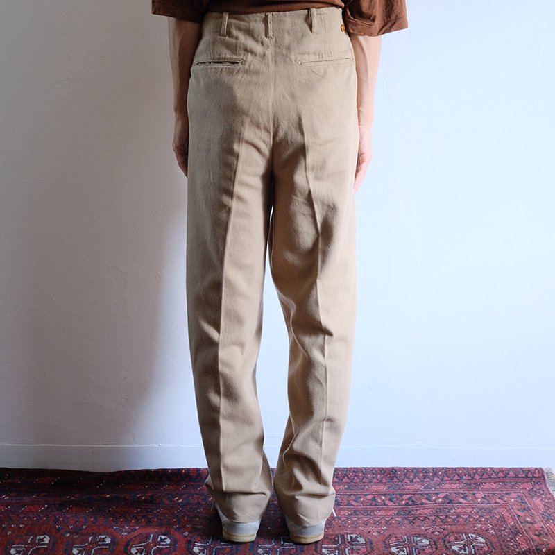 【MAATEE&SONS マーティーアンドサンズ】CHEAP CHINO 薄BEIGE - in-and-out(インアンドアウト)