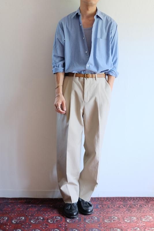 【MAATEE&SONS マーティーアンドサンズ】俺のCHINO-PAN FUTSU 薄BEIGE - in-and-out(インアンドアウト)