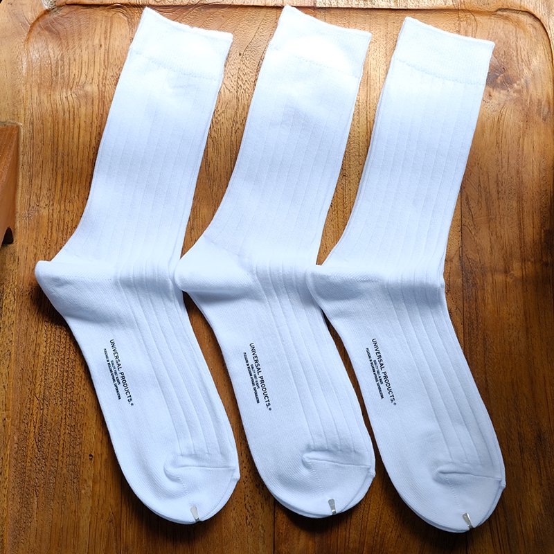 新登場! UNIVERSAL PRODUCTS 3P COLOR SOCKS 2色セット - レッグウェア