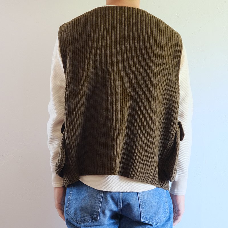 INSCRIRE WOOL JERSEY FIELD VAST KHAKIssz - トップス