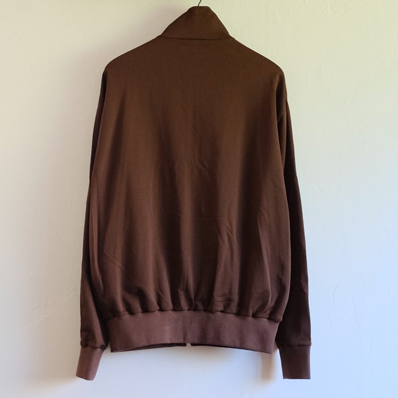 【KANEMASA PHIL カネマサ フィル】ECONYL Jersey Track Jacket BROWN -  in-and-out(インアンドアウト)