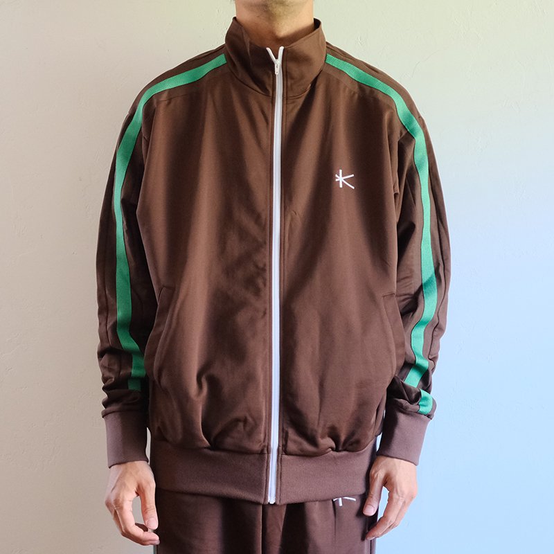 【KANEMASA PHIL カネマサ フィル】ECONYL Jersey Track Jacket BROWN -  in-and-out(インアンドアウト)