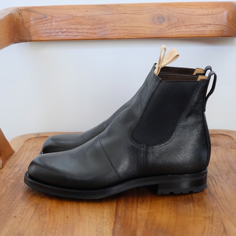 forme フォルメ】Side Gore Boots BLACK - in-and-out(インアンドアウト)